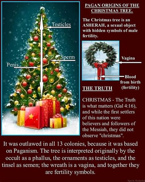 christmas tree symbolism pagan